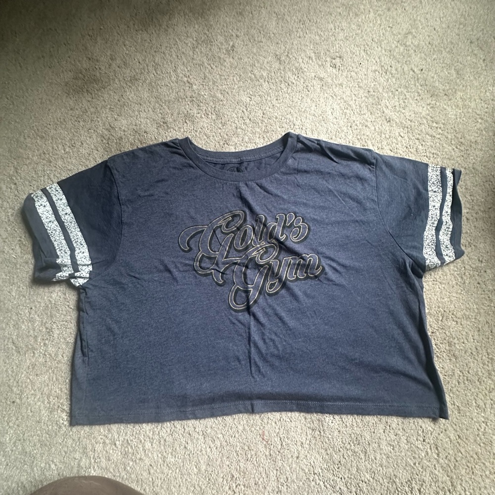 Women's Navy Crop Top